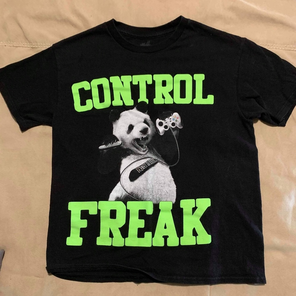 Control freak panda shirt
